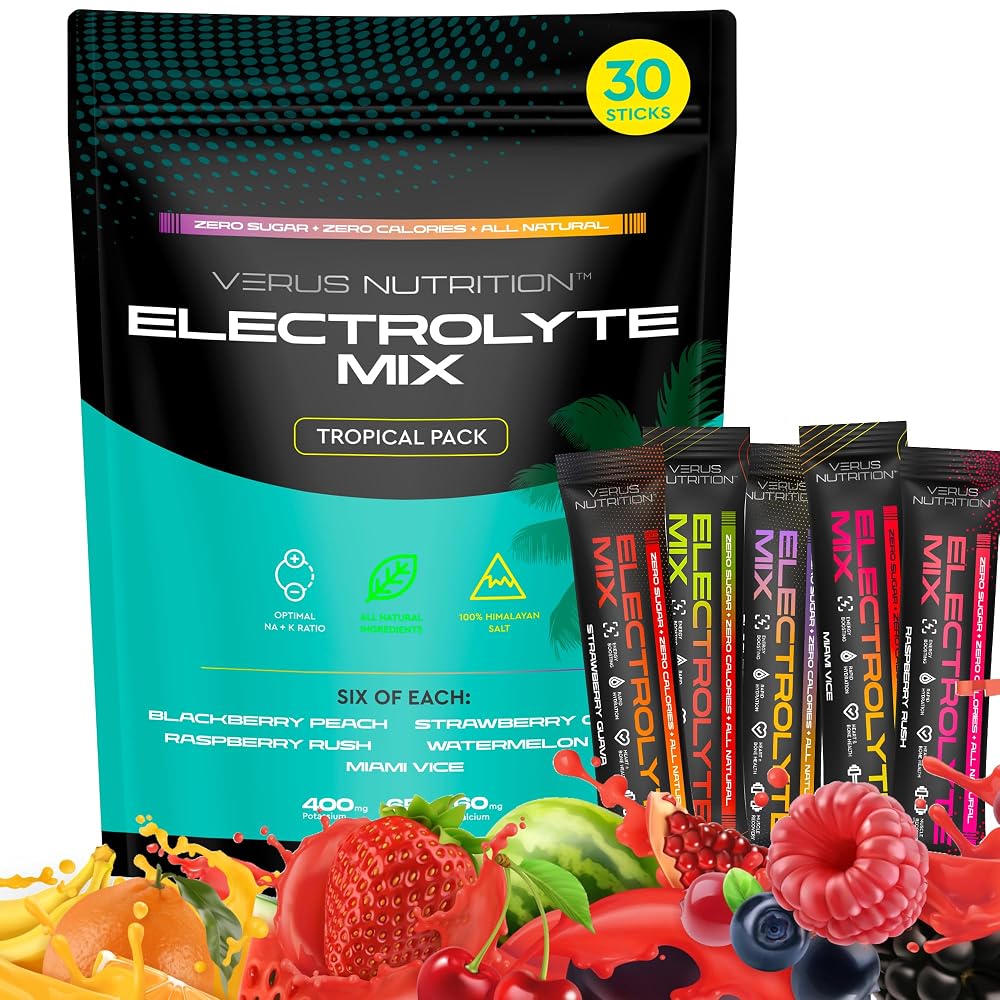 VERUS NUTRITION Electrolytes Powder No Sugar- Zero Calorie Hydration