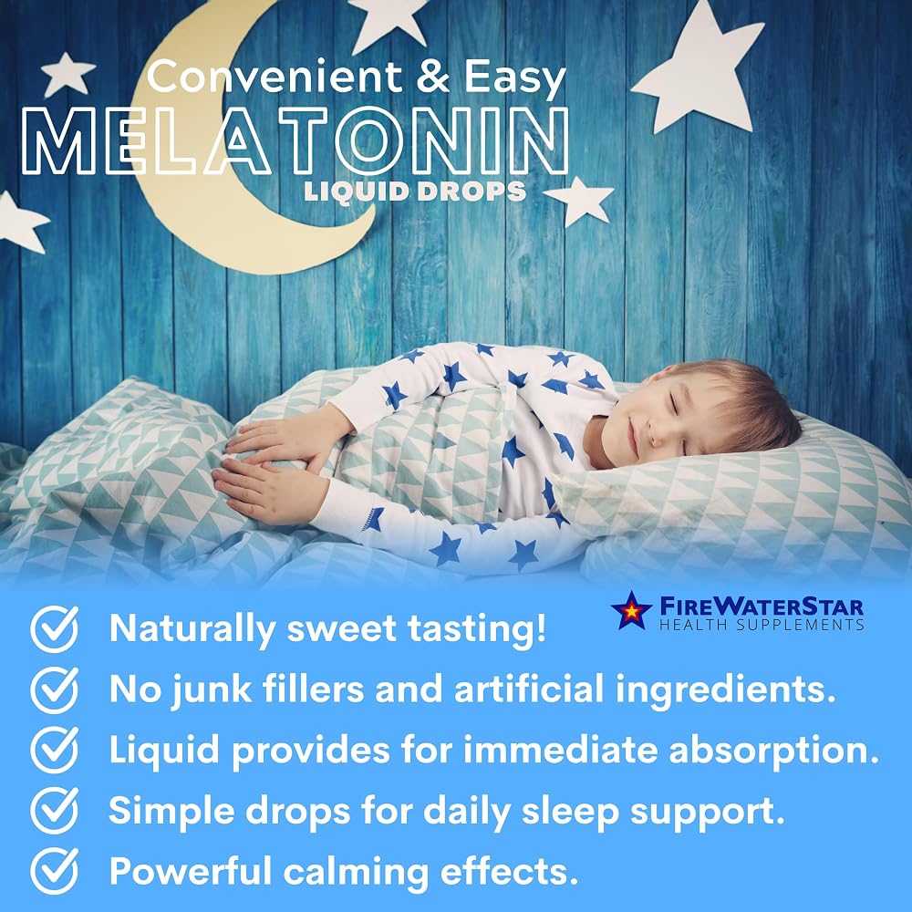 FWS Liquid Melatonin Drops for Sleep - 2 Fl Oz - image 4