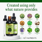 Go Nutrients Adrenal Edge Adrenal Support Liquid - 2 Fl Oz - image 5