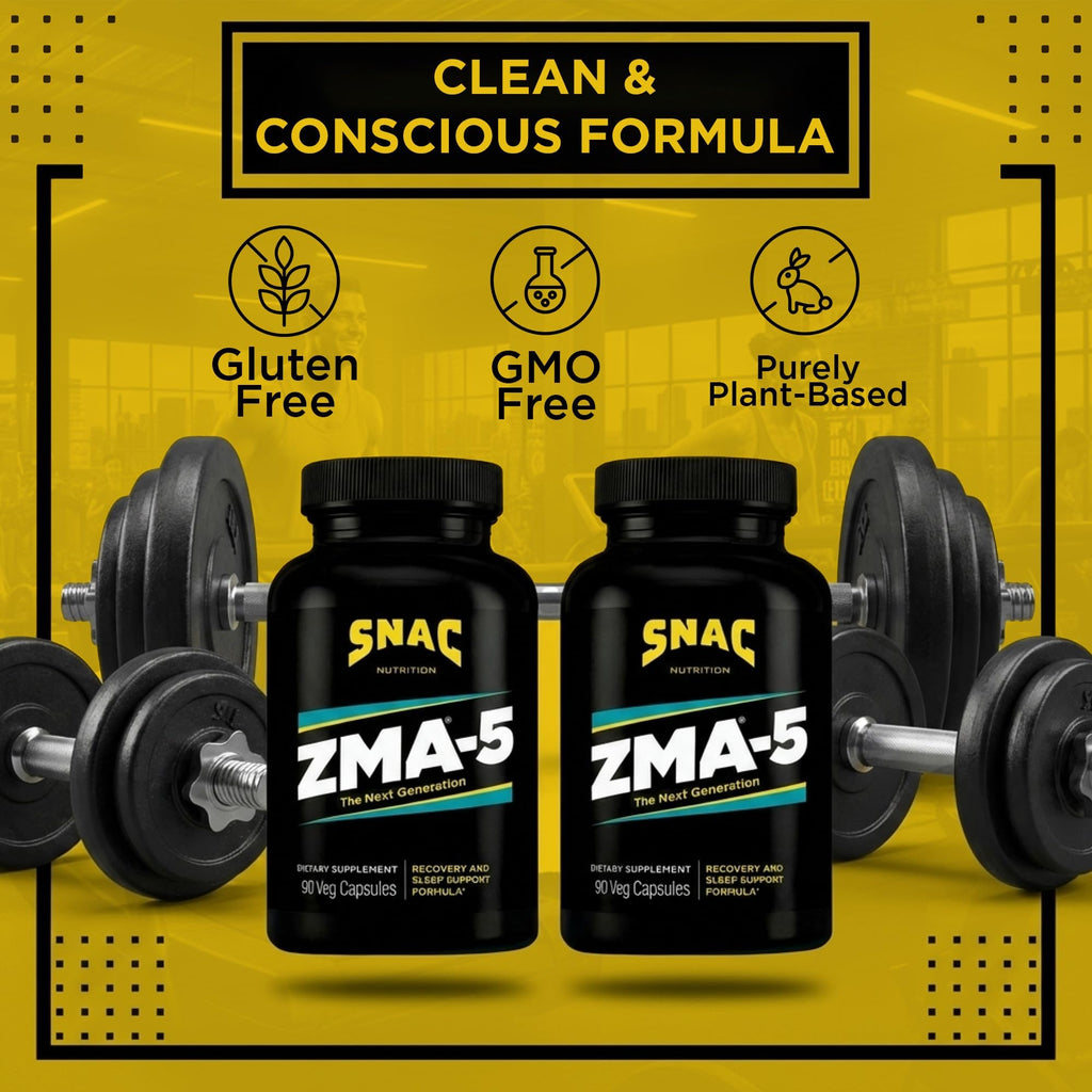 SNAC ZMA-5 Mineral Supplement Post-Workout Support - 180 Capsules - image 4