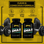 SNAC ZMA-5 Mineral Supplement Post-Workout Support - 180 Capsules - image 4