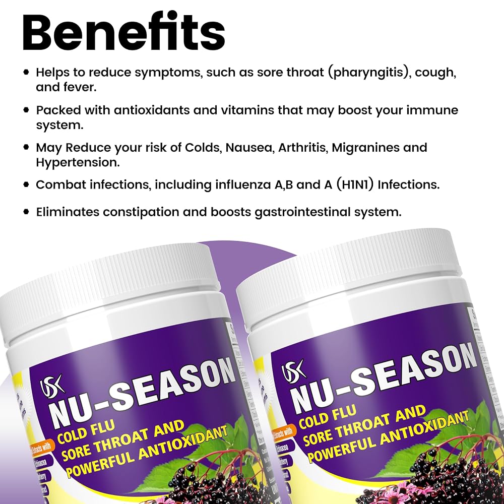 USK NU-Season Immune Support Powder - 16oz - image 4