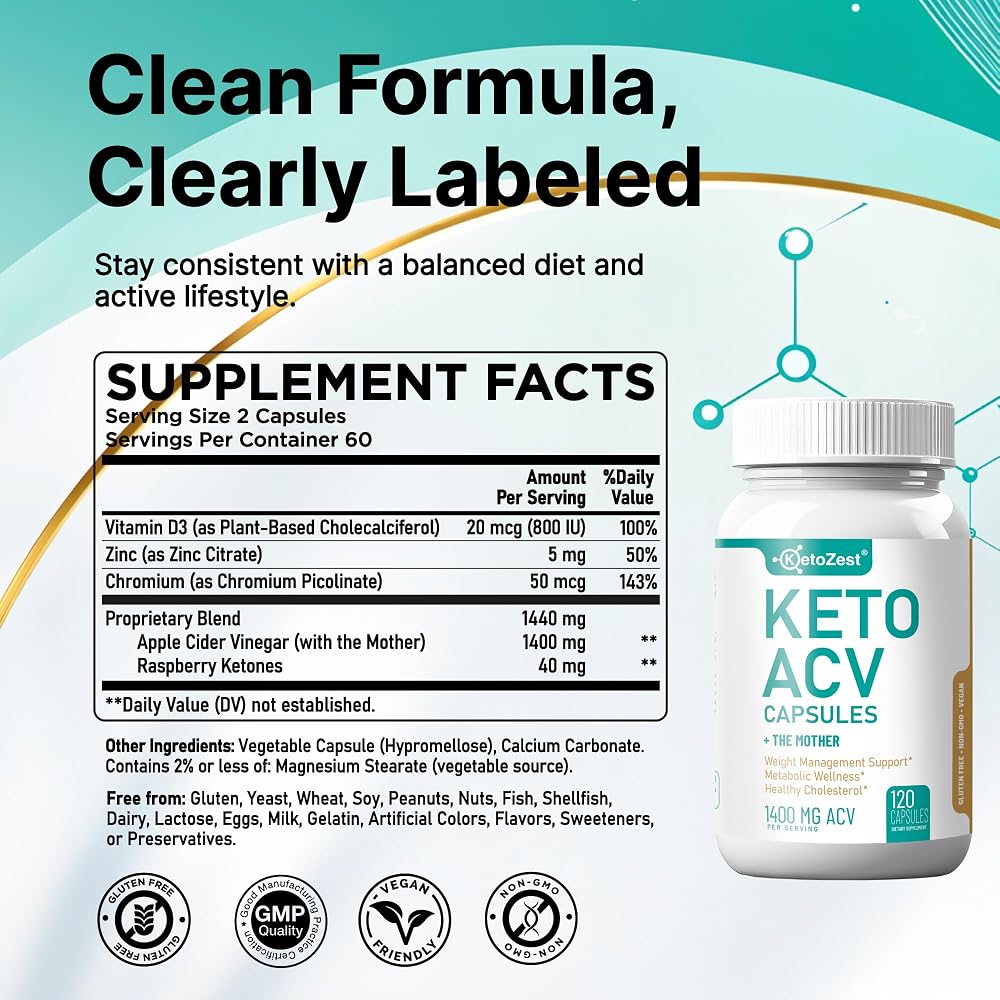 KetoZest Keto ACV Capsules