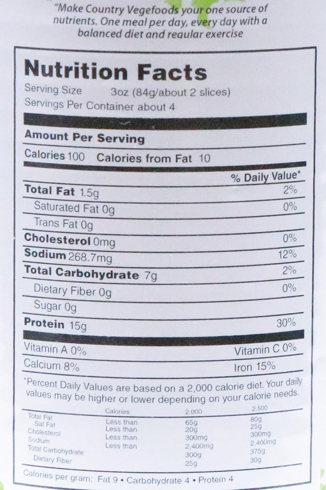 Generic VE-G-TAPA Slice Wheat and Soy Protein - Pack of 3 - image 2