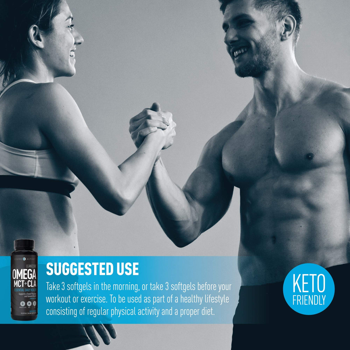 (CORE)ACTIVE Lean Omega MCT + CLA Stimulant-Free - 90 Softgels - image 7