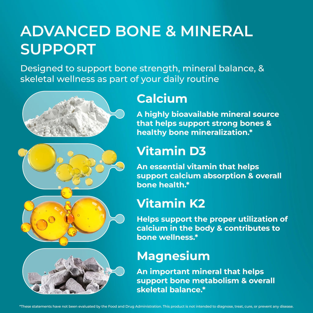 PUREHEALTH RESEARCH Bone Health Mineral Complex - 150 Capsules - image 4