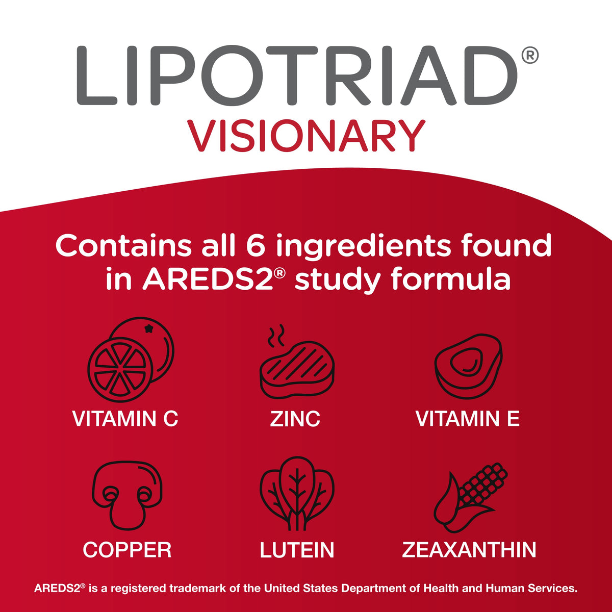 Lipotriad Visionary Eye Vitamins - 90 Capsules - image 7