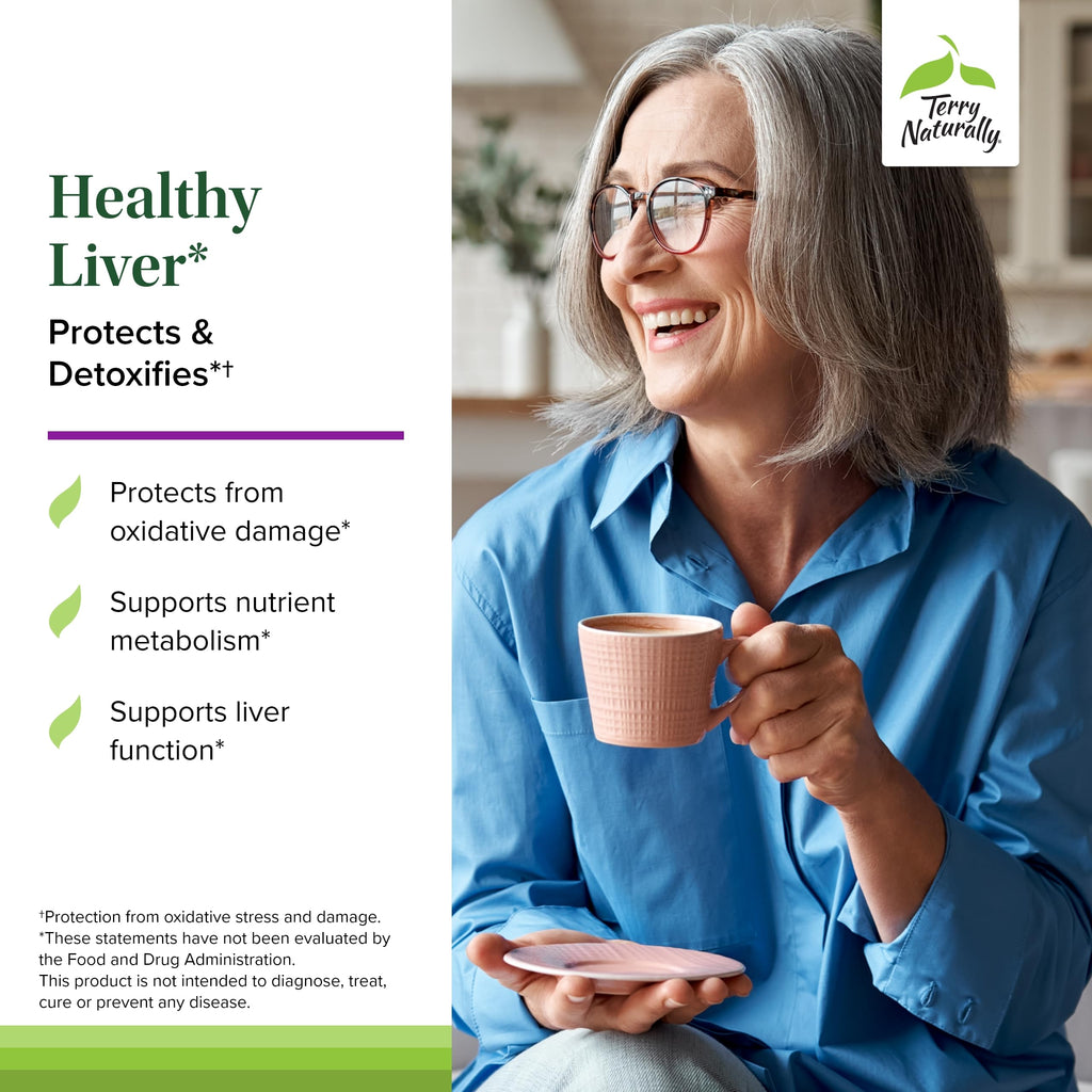 Terry Naturally Healthy Liver Liver Support - 60 Capsules - image 3