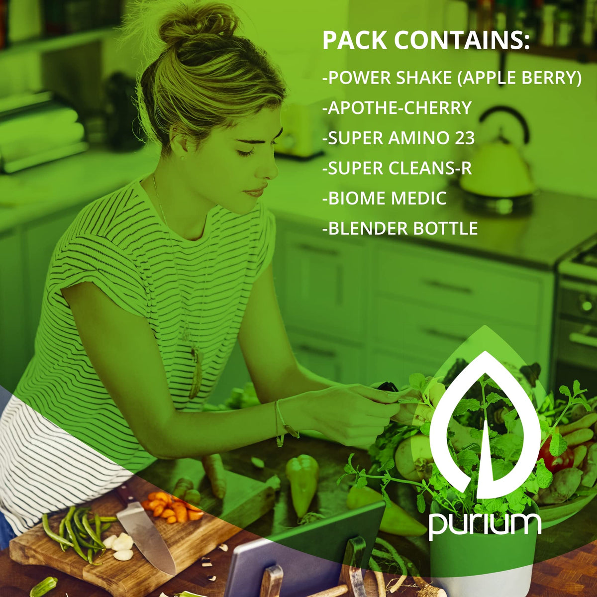Purium Cleansing + Fitness Bundle - 6 Piece Set - image 3