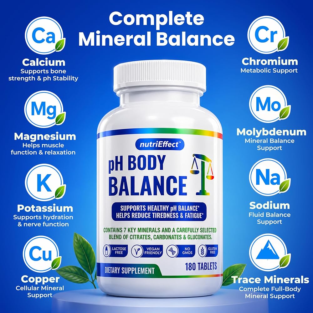 nutriEffect pH Balance Multi-Mineral Tablets - 180 Tablets - image 3