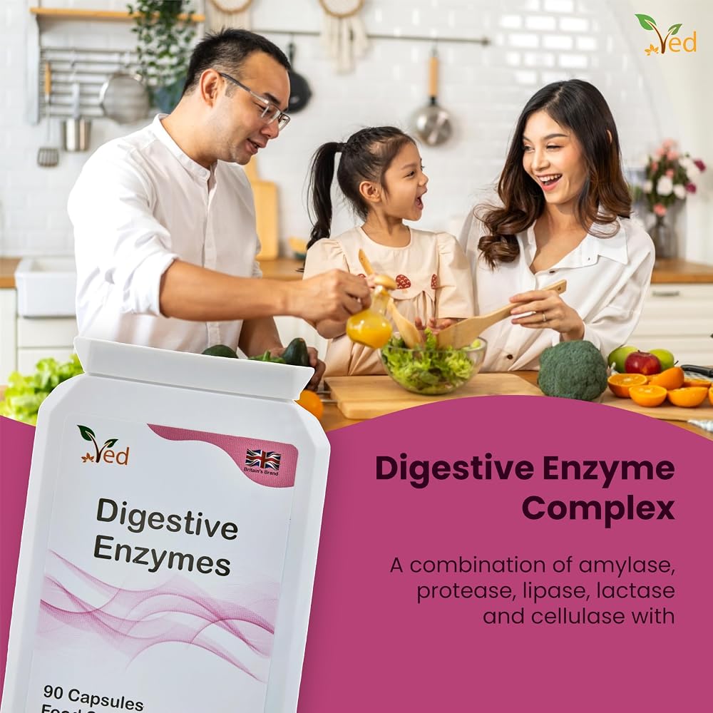 Ved Digestive Enzymes Complex - 90 Vegan Capsules - image 3