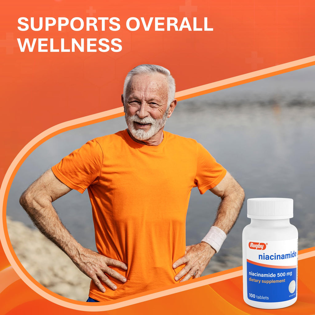 Rugby Niacinamide 500 mg Tablets