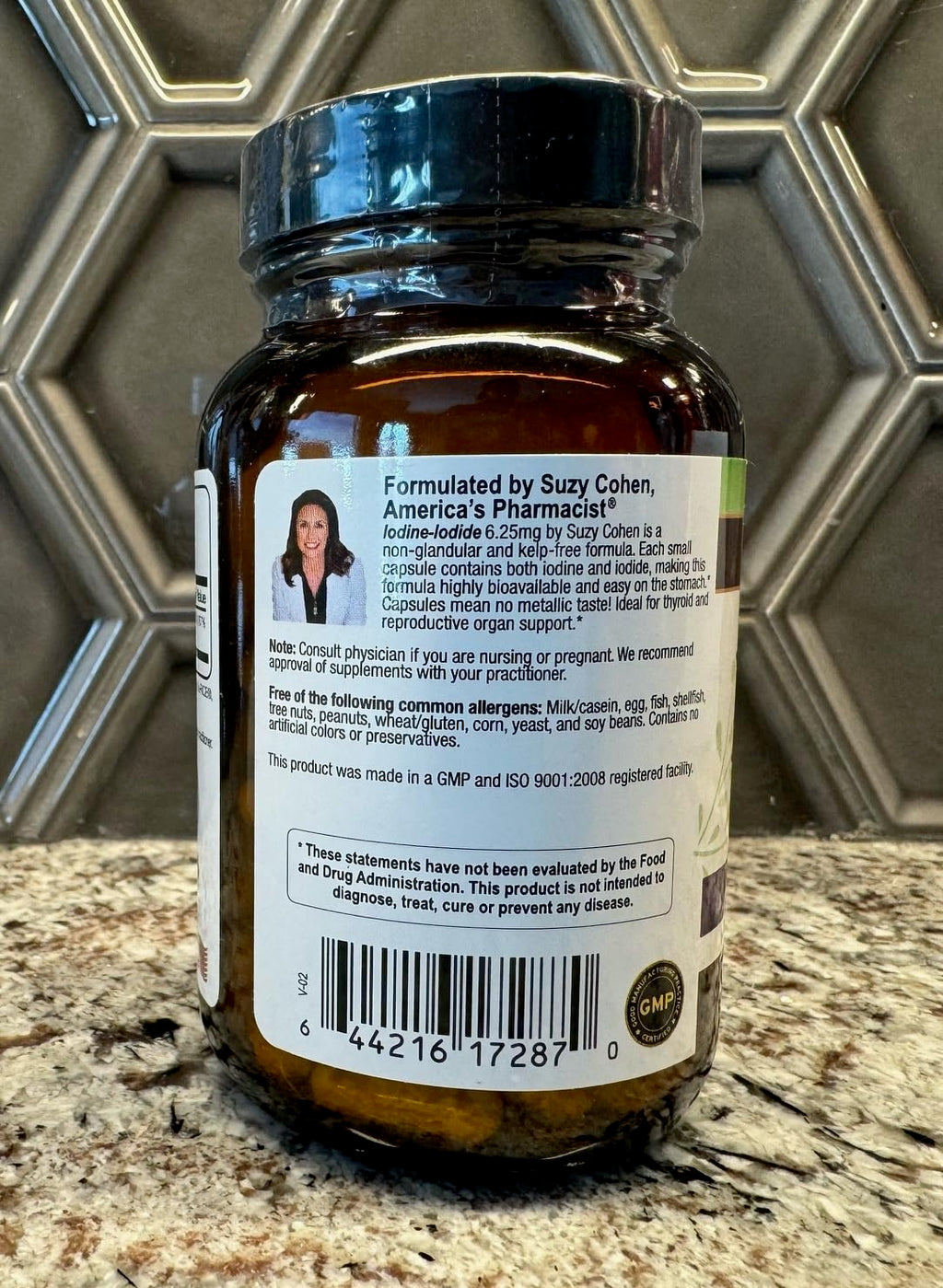 Script Essentials Iodine Complex Blend for Thyroid - 90 Vegetarian Capsules - image 3