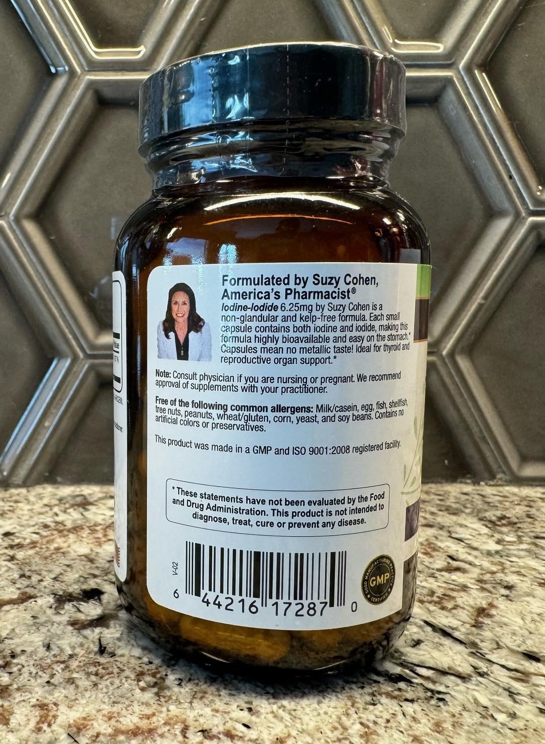 Script Essentials Iodine Complex Blend for Thyroid - 90 Vegetarian Capsules - image 3