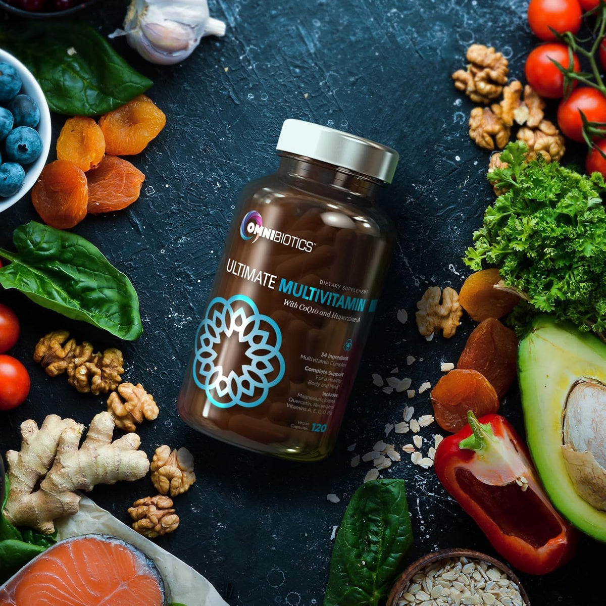 OmniBiotics Vitamin C + Multivitamin + Vitamin D3 + Vitamin B Complex