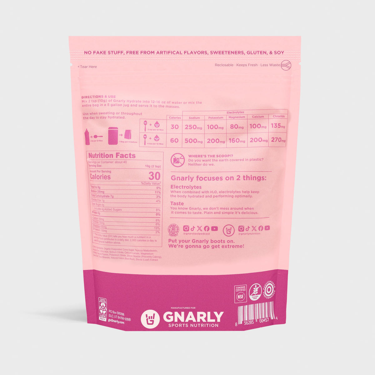 Gnarly Nutrition Hydrate Electrolyte Powder - 40 Servings - image 10