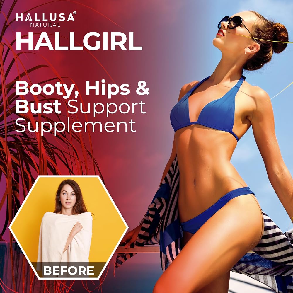 Hallusa Natural HallGirl Aguaje Fruit 1000mg Women's Wellness - 60 Capsules - image 9