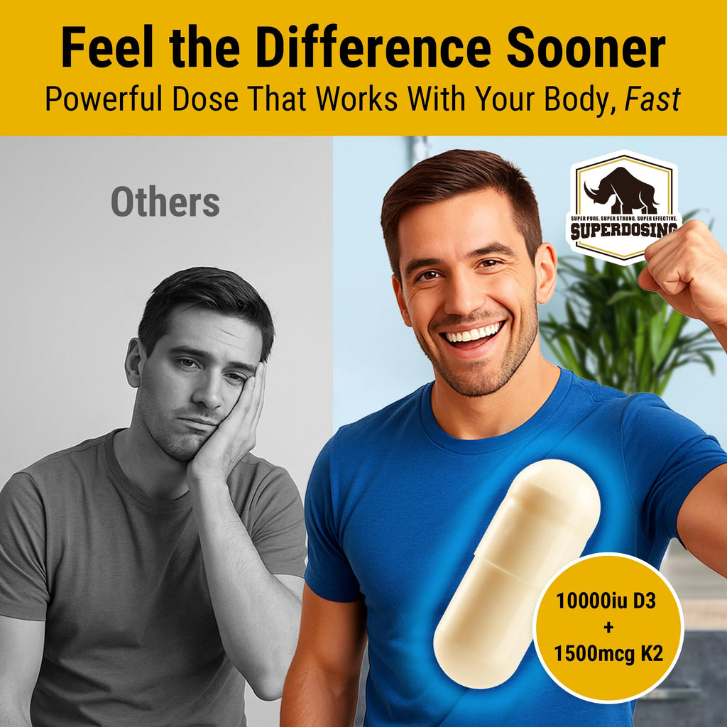 SuperDosing.com Best Value, Max Strength 10,000 Iu Vitamin D3