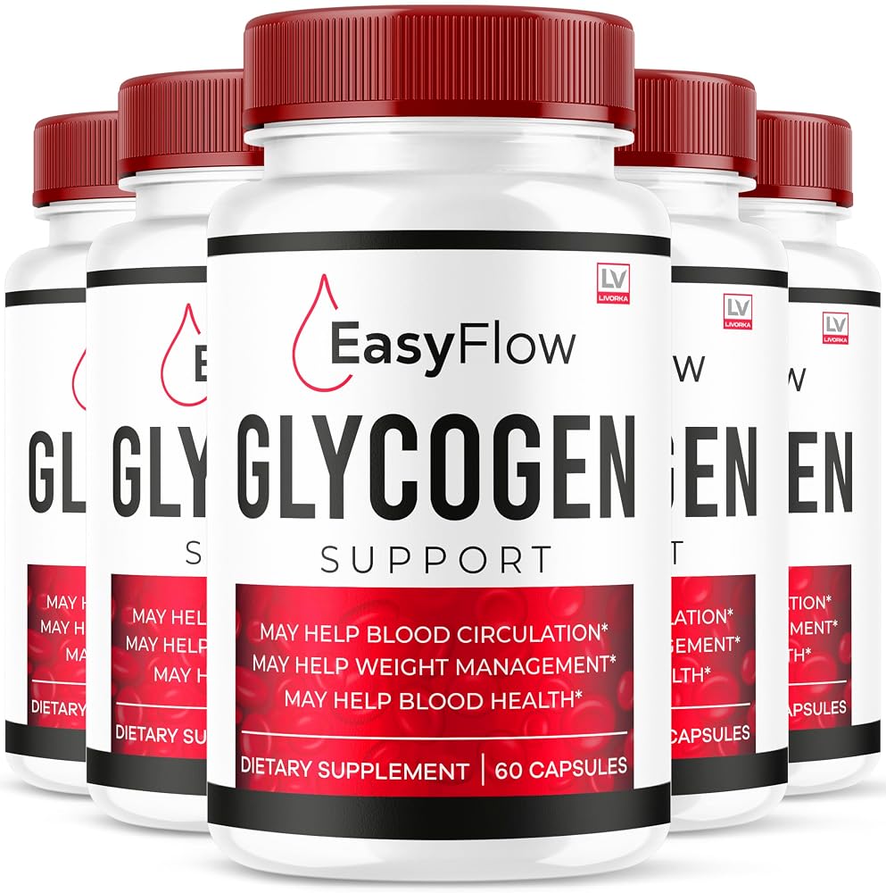LIVORKA Easy Flow Glycogen Support - 300 Capsules