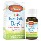 Carlson Kid's Super Daily D3 + K2 1000 IU - 360 Drops