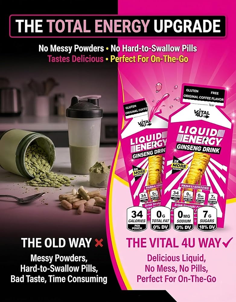 VITAL 4U Liquid Energy Shot Coffee & Chocolate Cherry - 24 ct - image 9