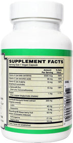 AlchePharma Advanced Eye Care Supplement with Lutein & Zeaxanthin - 60 Capsules - image 2