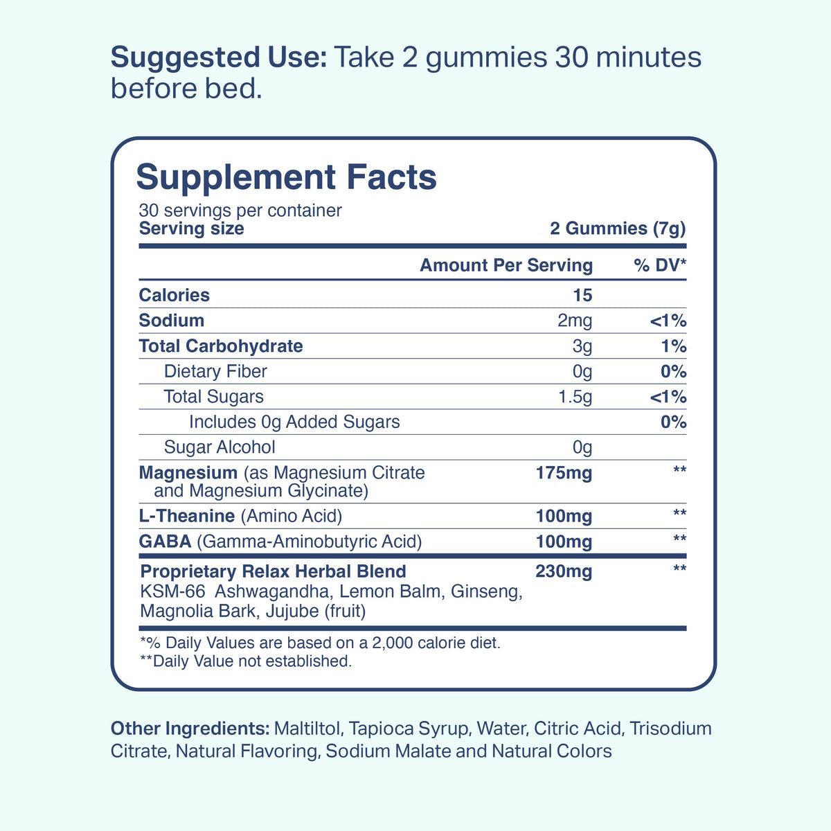 Sleep Is The Foundation Magnesium Gummies for Sleep - 60 Gummies - image 4