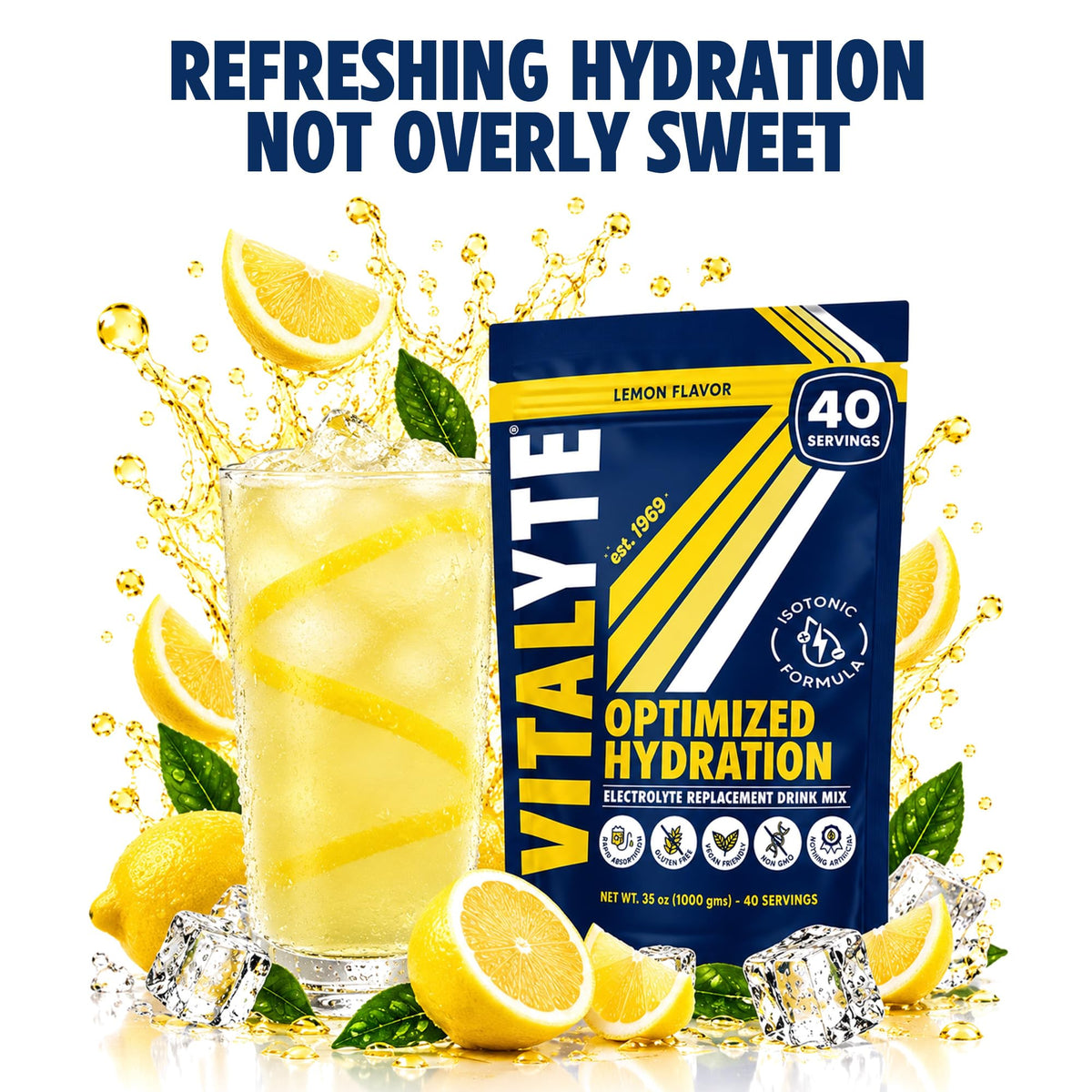 Vitalyte Electrolyte Powder Drink Mix