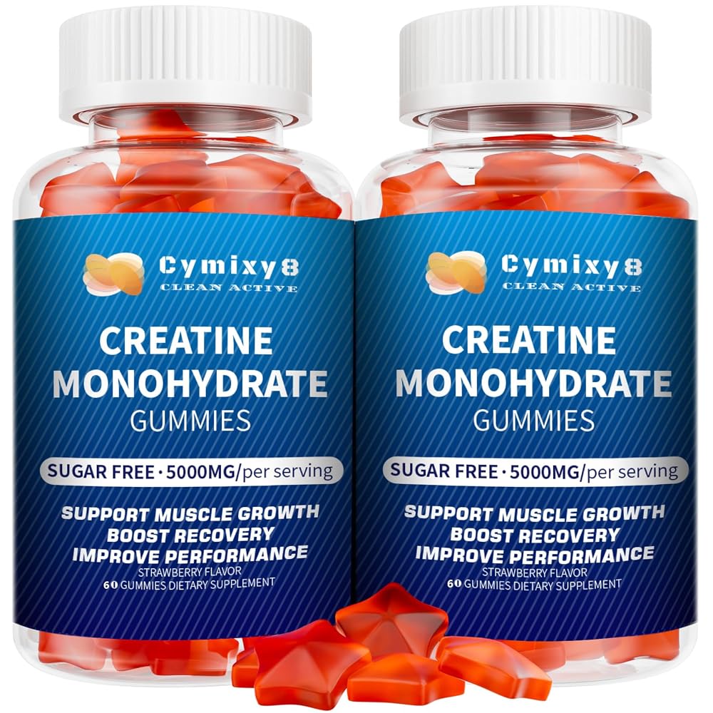 Cymixy8 Creatine Monohydrate Gummies 5g for Men & Women