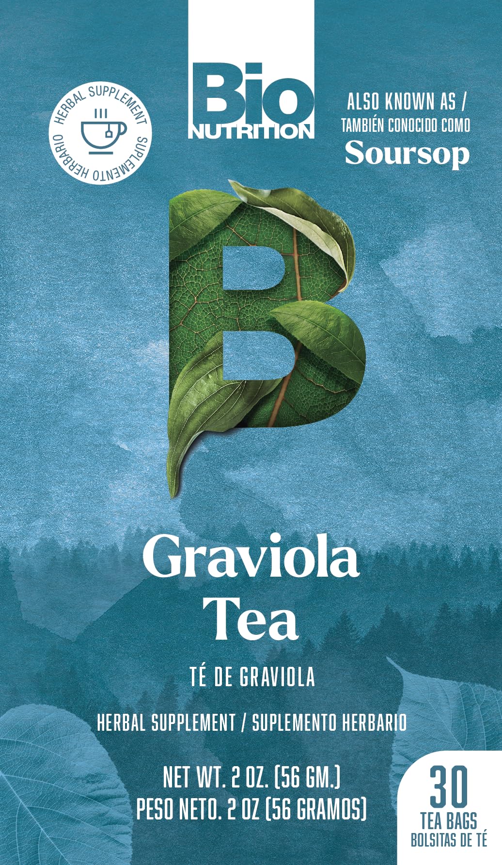 Bio Nutrition Graviola Soursop Tea - 30 Tea Bags - image 3