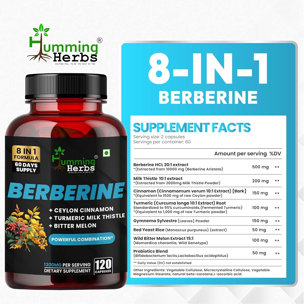 Humming Herbs Berberine Supplement