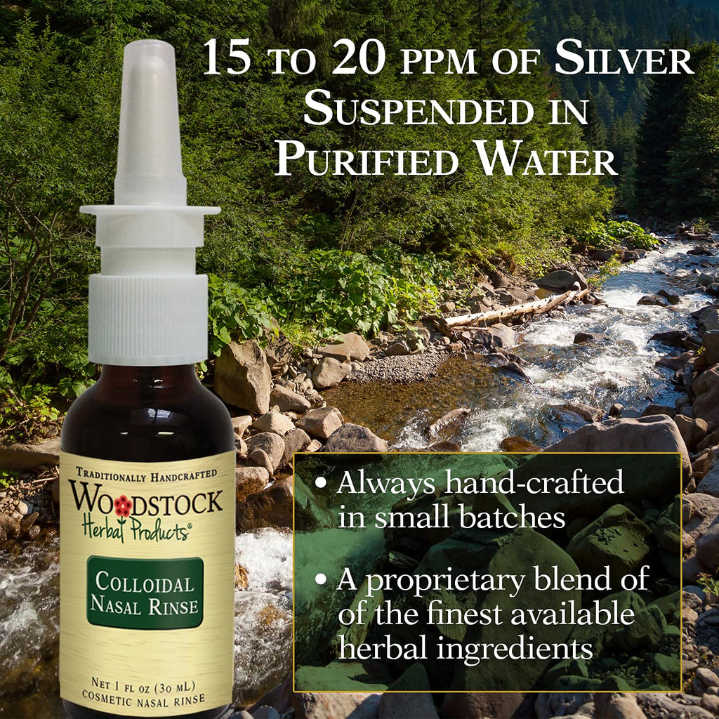 Woodstock Herbal Products Colloidal Silver Nasal Rinse - 1 Fl Oz - image 4