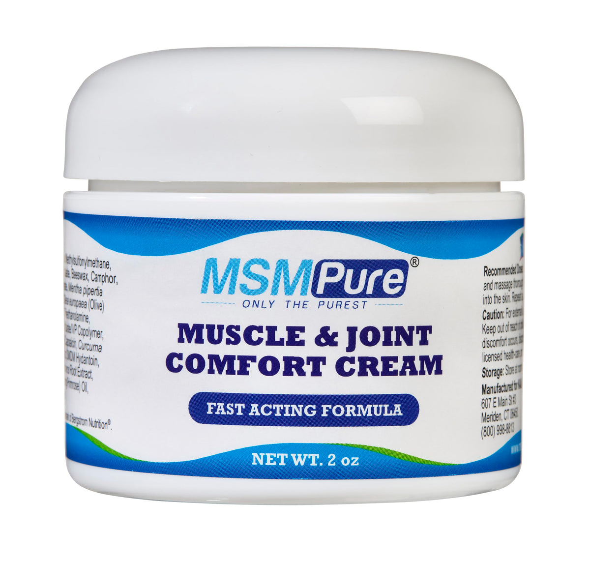 KALA HEALTH MSMPure Maximum Strength MSM Cream - 2 oz
