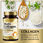 Hello Lovely! Multi Collagen Peptides for Women & Men - 2400mg