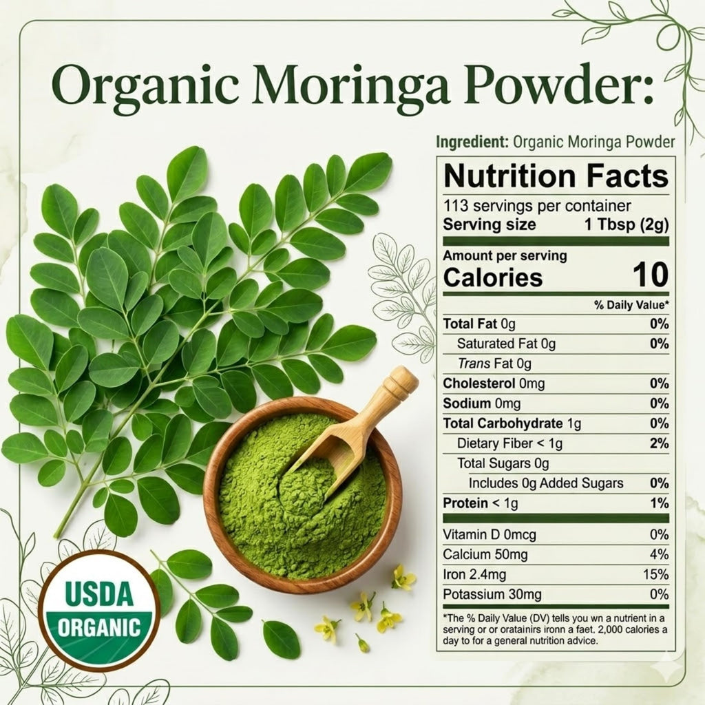 SPICY ORGANIC Organic Moringa Powder
