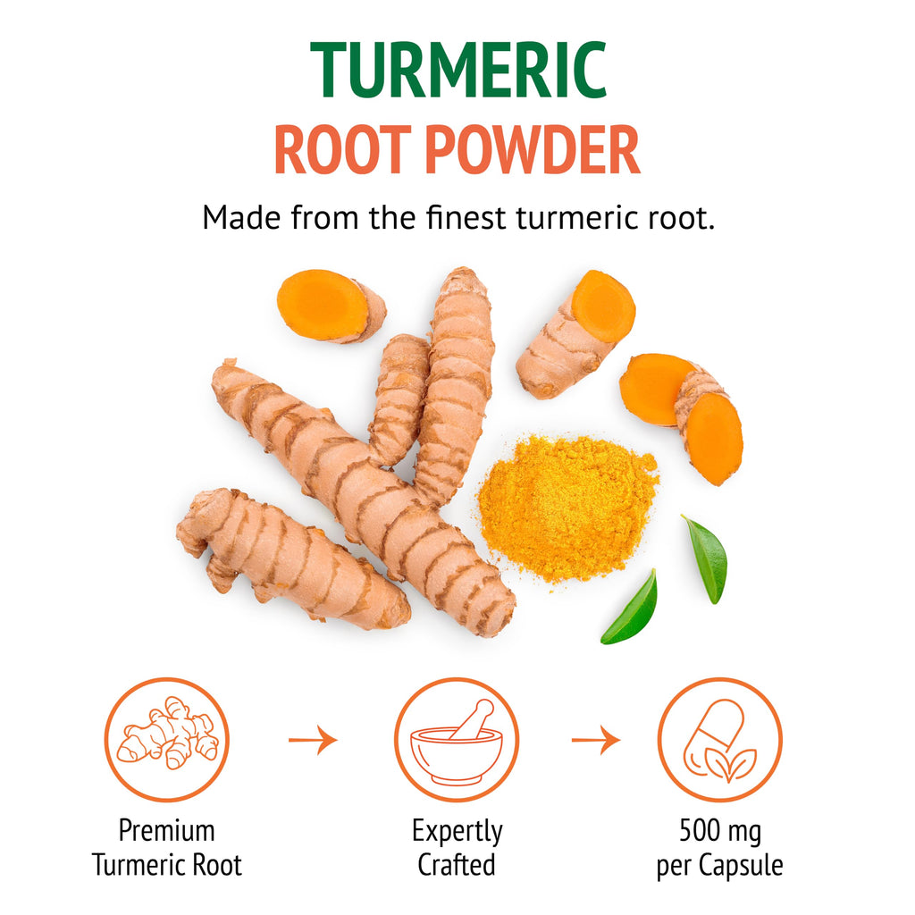 Botanic Choice Turmeric 500mg Joint & Antioxidant Support - 180 Capsules - image 5
