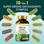 Organic Veda Green Tea Extract Matcha Moringa Capsules - 60 Count - image 2