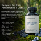 BioImmersion Blueberry 80:1 Extract 500mg Brain Support - 60 Capsules - image 5