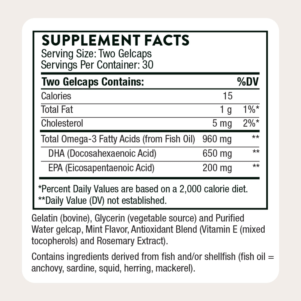 THORNE Advanced DHA Omega-3 Fish Oil Supplement - 60 Softgels - image 5