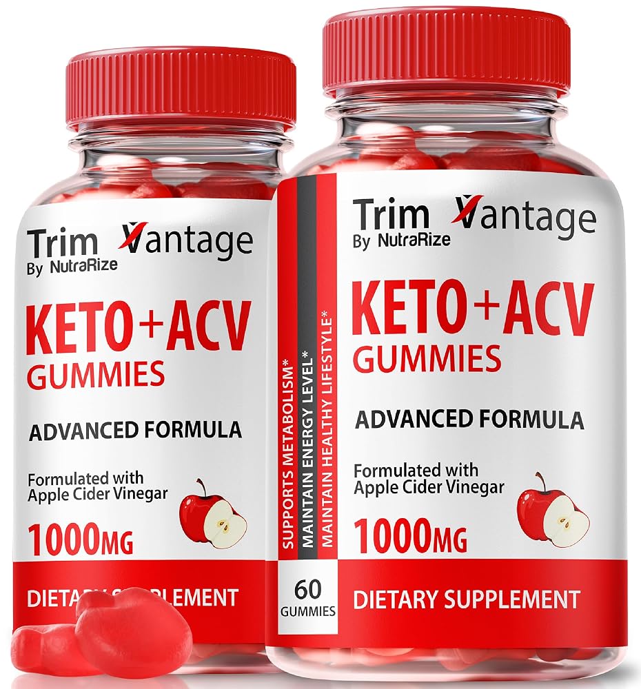 NutraRize Trim Vantage Keto ACV Gummies - 120 Gummies
