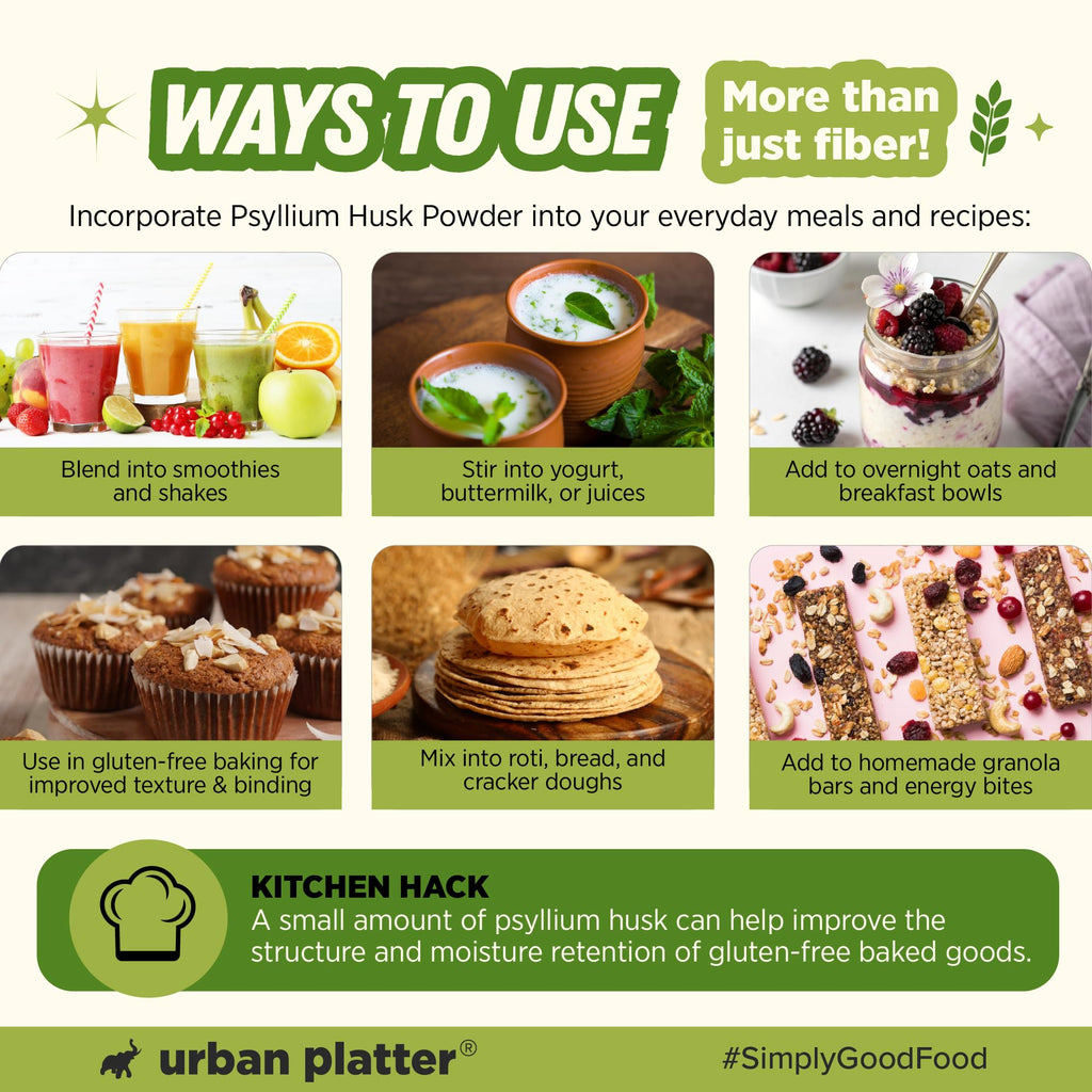 Urban Platter Psyllium Husk Powder - 400g - image 9