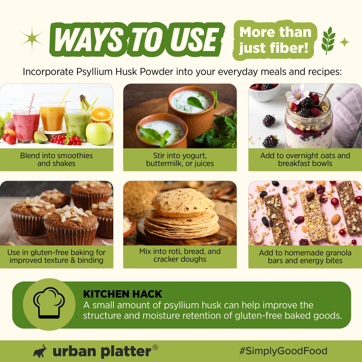 Urban Platter Psyllium Husk Powder - 400g - image 9