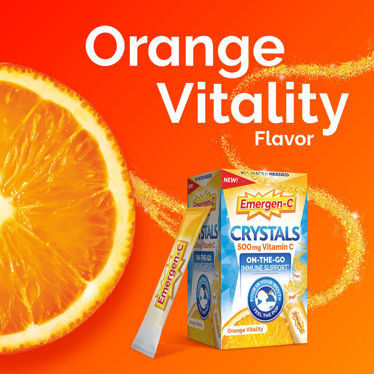 Emergen-C Vitamin C 500mg Immune Support Crystals - 56 Packets - image 5