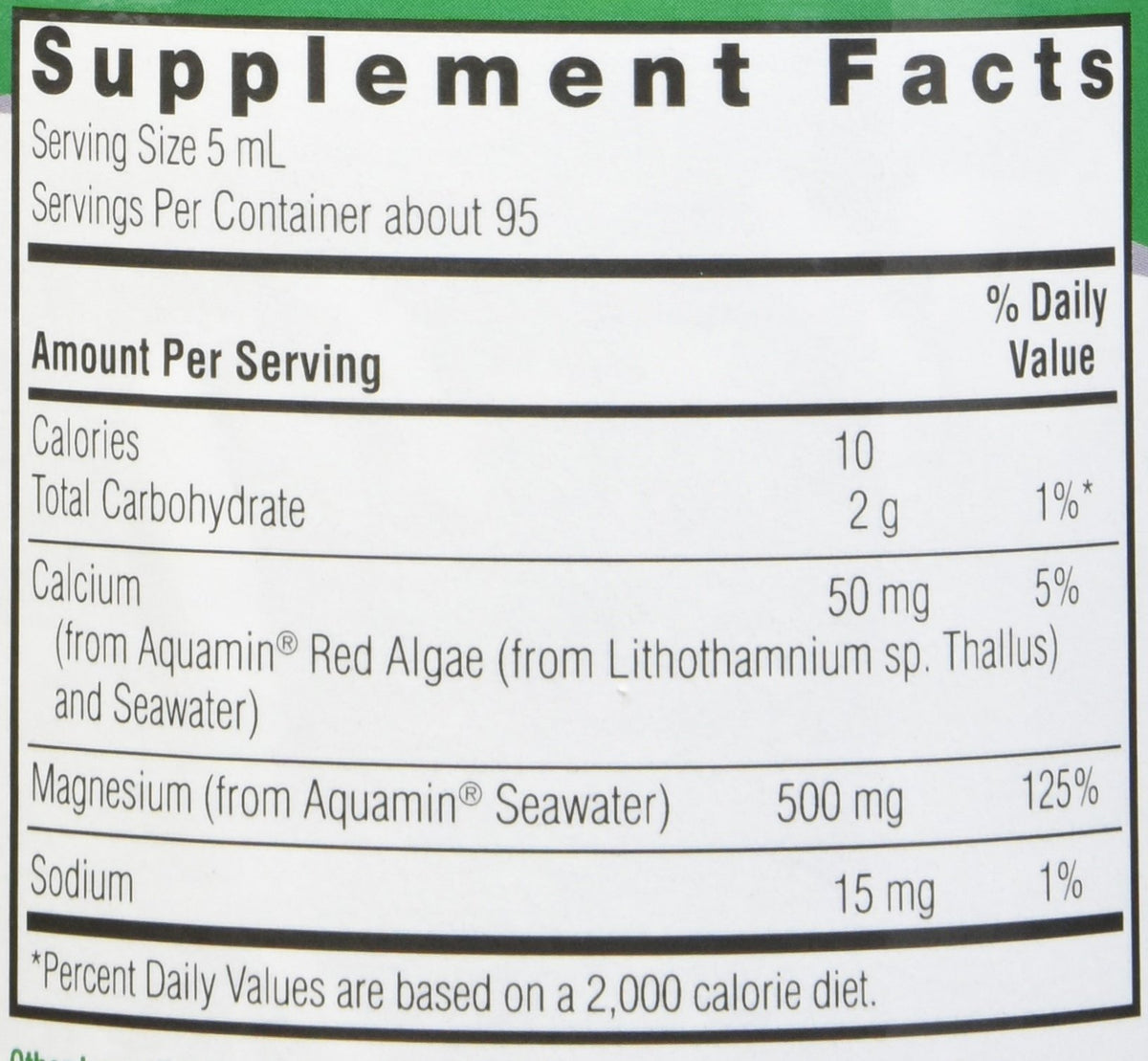 Nature's Answer Plant Based Calcium Magnesium