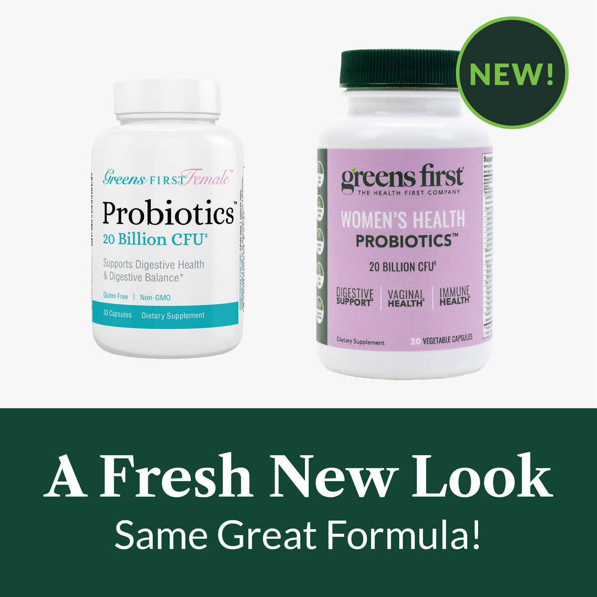 Greens First Women's Health Probiotics 20 Billion CFU - 30 Vegetable Capsules - image 5