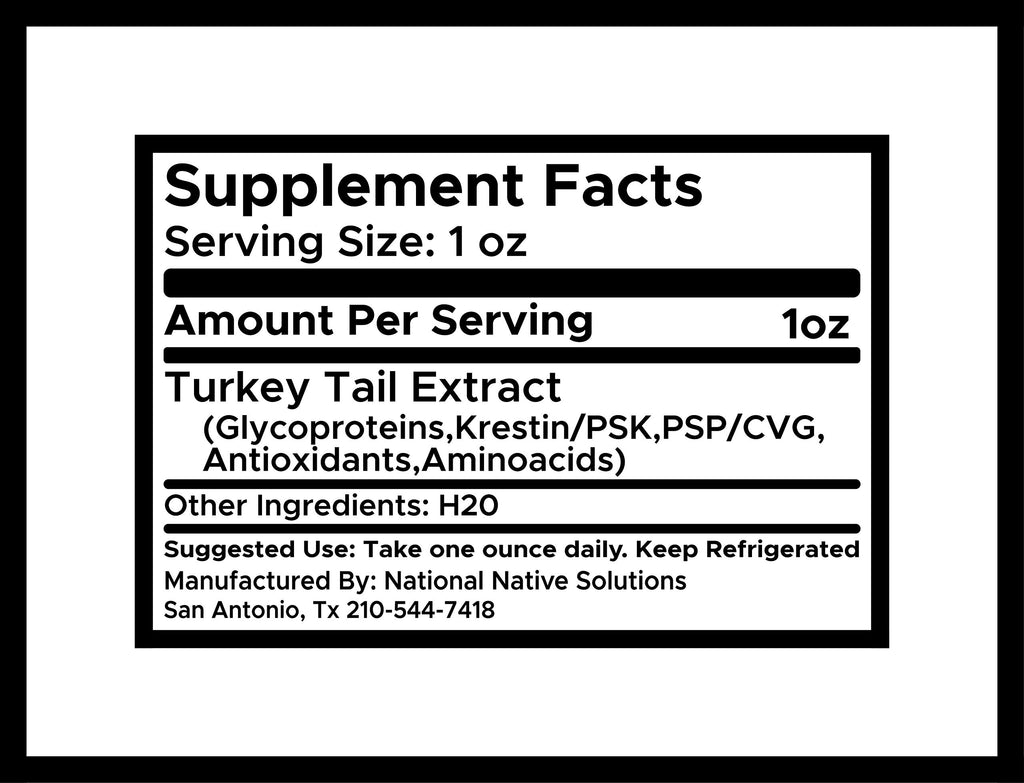 National Native Solutions Organic Turkey Tail Mushroom Extract - 7 Pack - image 4