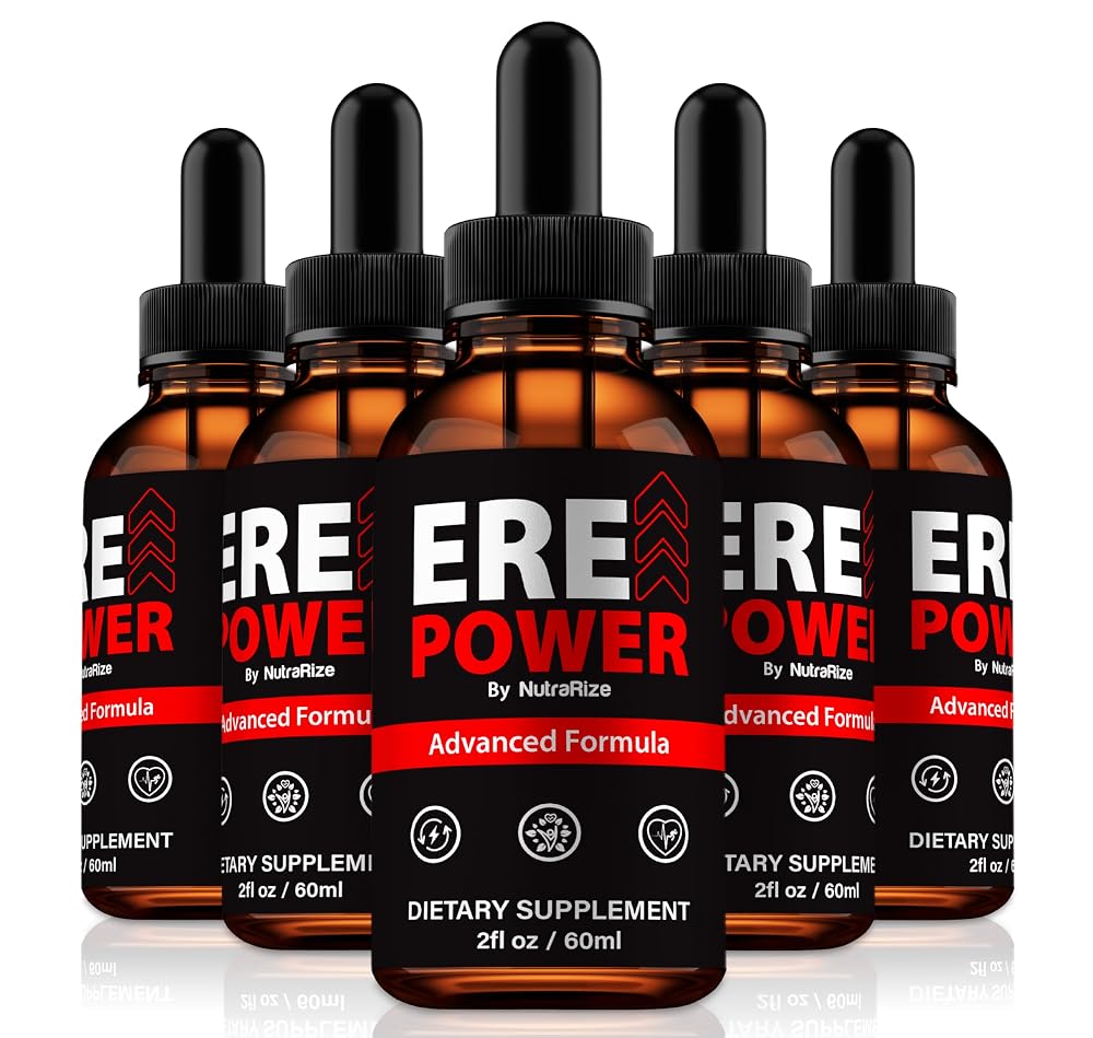 NutraRize ErePower Drops All-Natural Liquid Formula - 5 Pack