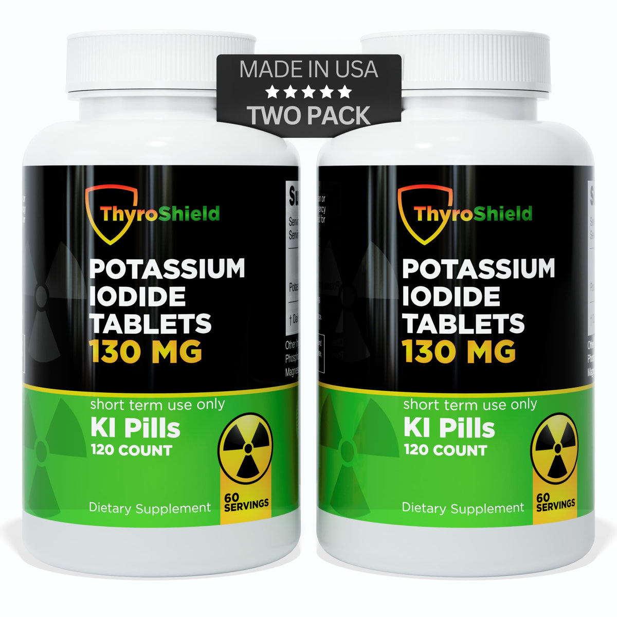 ThyroShield Potassium Iodide Tablets 130 mg