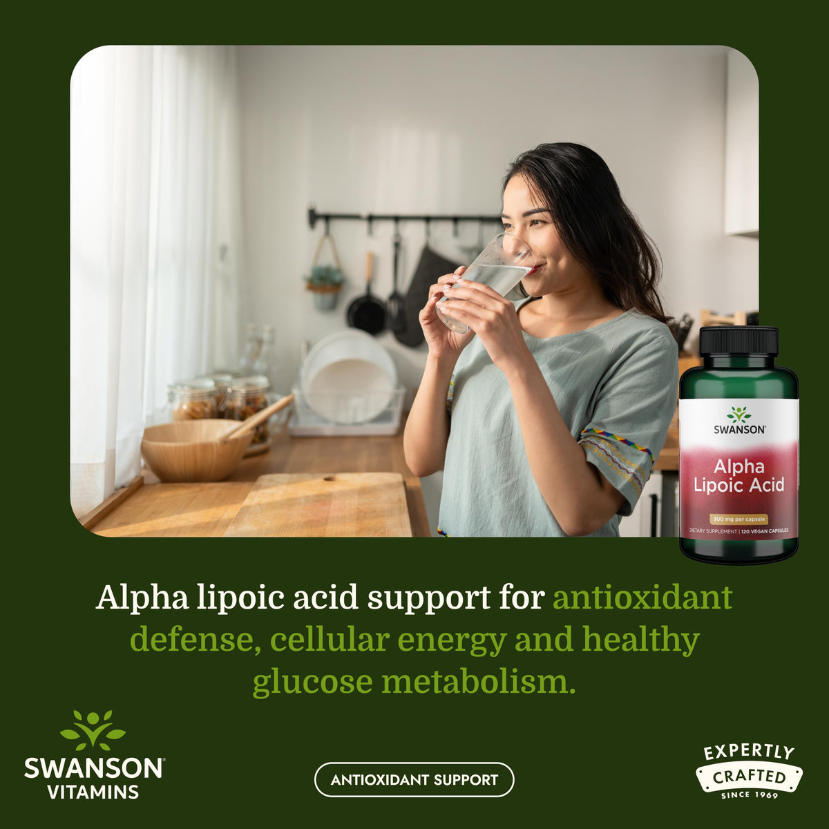 Swanson Ultra Alpha Lipoic Acid 300 mg - 120 Vegan Capsules - image 2
