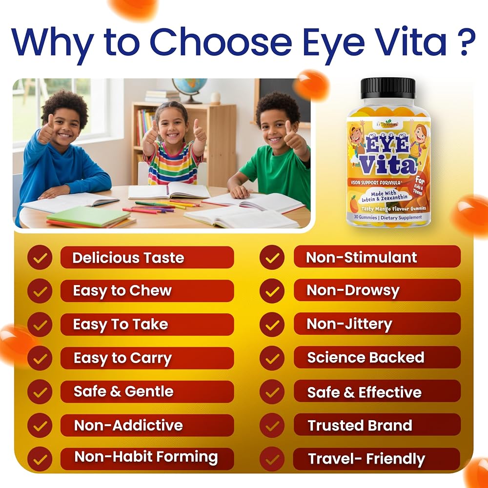 Therefore Kids Eye Vitamins Lutein 12mg - 30 Gummies - image 9